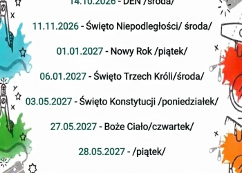 Dni wolne od zajęć lekcyjnych
